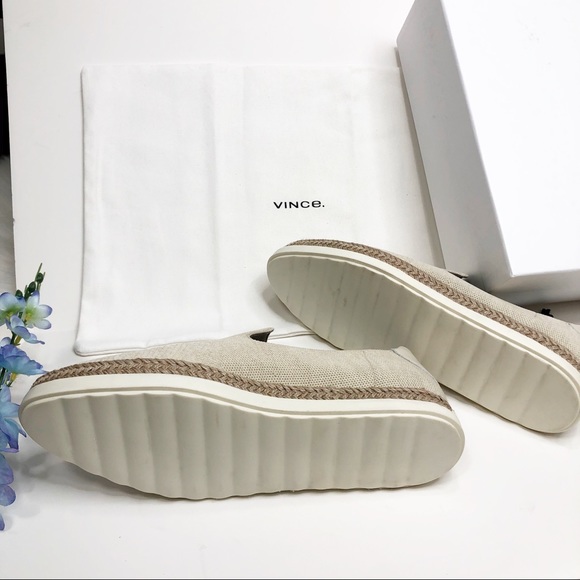 Vince. Dillon Pull On Sneaker Flax 8 Espadrille - Picture 12 of 15